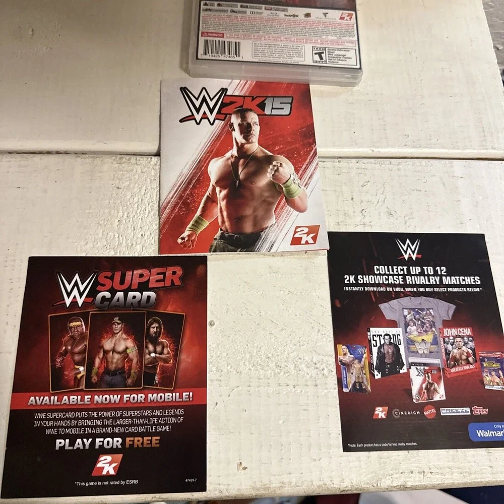 WWE 2K15 (PlayStation 3 PS3 2015) Complete Game CIB /w Inserts
